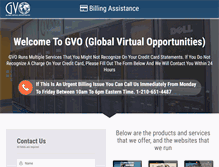 Tablet Screenshot of gvobilling.com